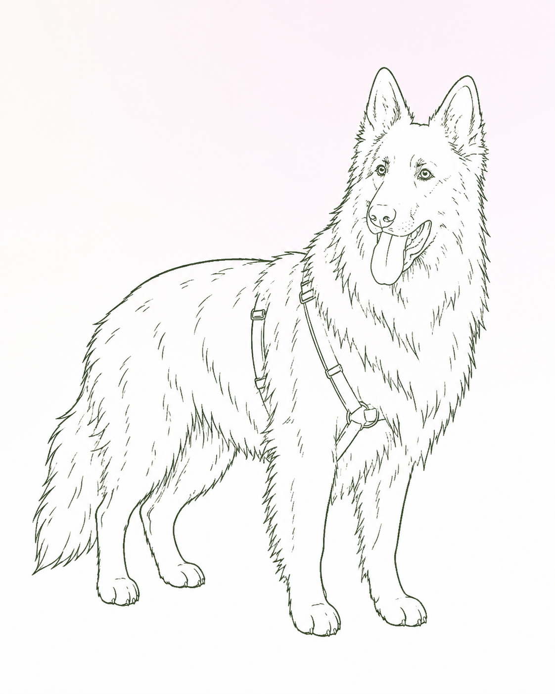 Lijntekening van Giroux